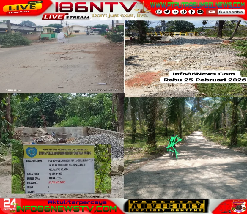 Tufoksi Kadis PUPR Labuhanbatu Dipertanyakan Proyek TA 2025 "Amburadul", Alat Alat Berat Workshop Kerja Kemana ?. 
