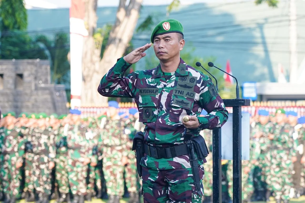 Kodam XXIII/Palaka Wira Gelar Upacara Bendera Mingguan, Perkuat Disiplin Prajurit