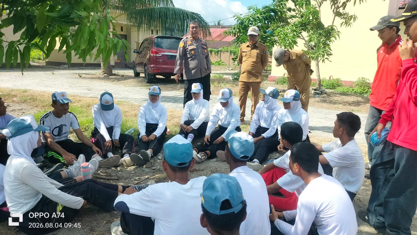Kapolres Donggala, Melalui Kapolsek Sirenja Iptu Ahmat Coridji, Akan Beri Bonus Apa Bila Paskibraka Laksanakan Tugas Dengan Baik Pada Upacara HUT RI ke 81 Tahun 2026, Di Mako Polsek Sirenja