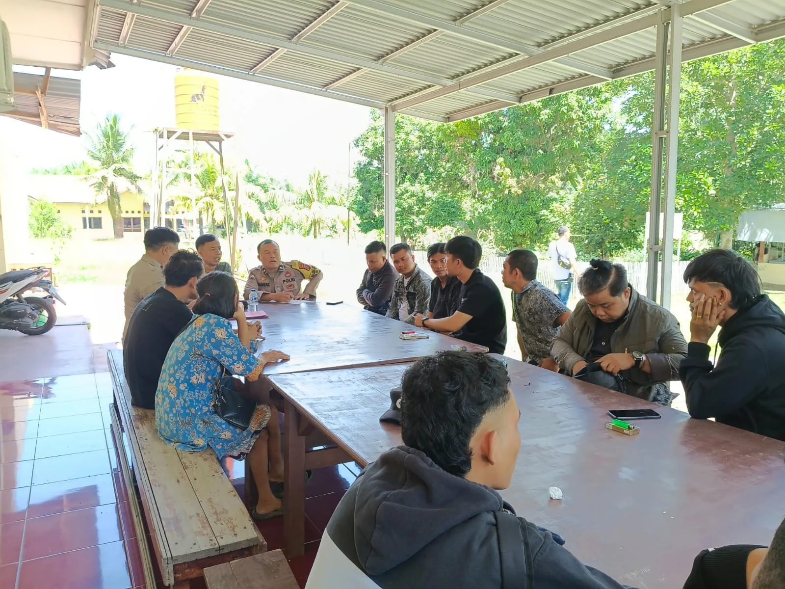 Polsek Padang Hilir Fasilitasi Mediasi Kasus Perkelahian Antar Warga
