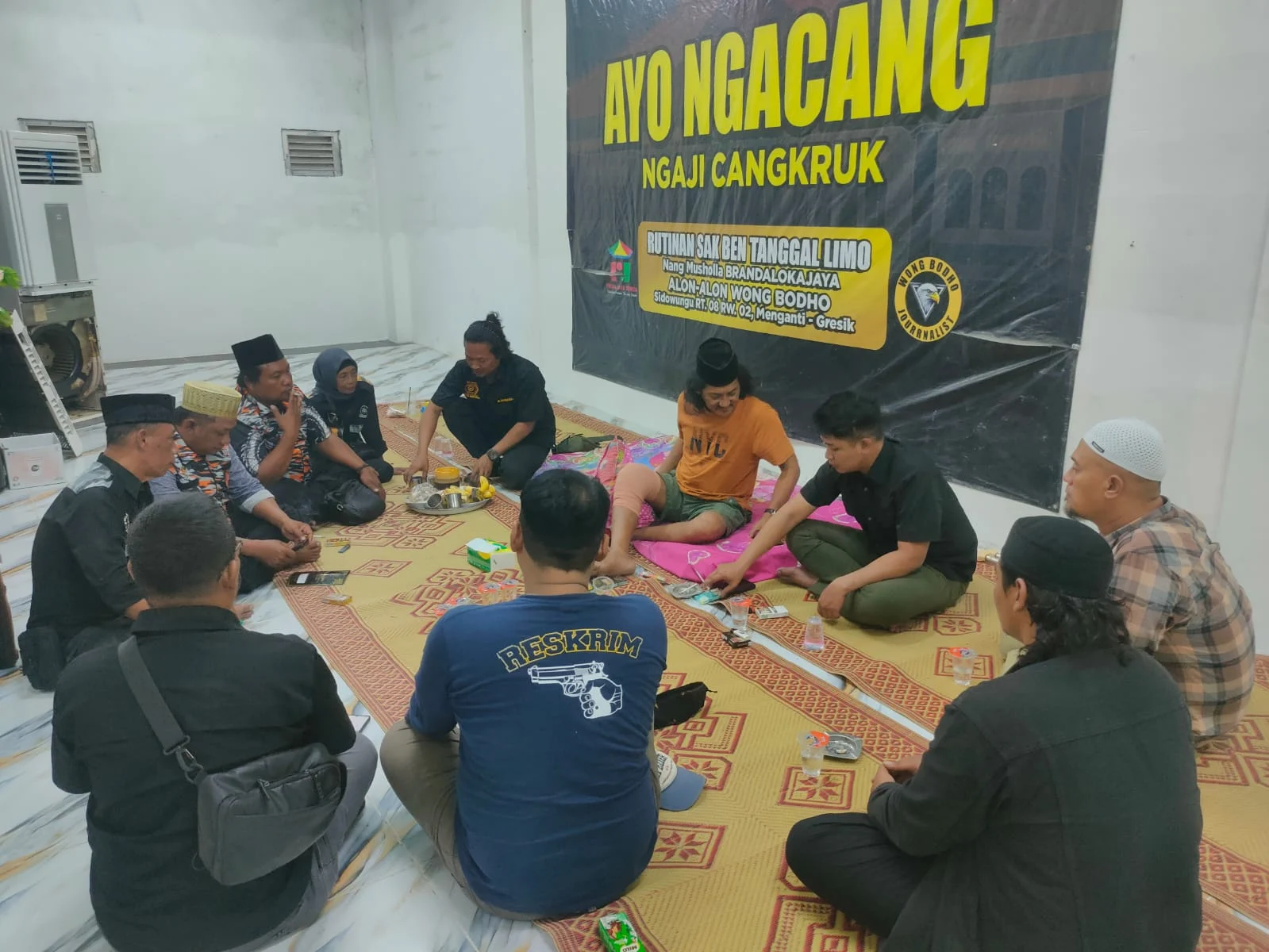 Silaturahmi GMBI Gresik Perkuat Sinergi dengan Komunitas Wong Bodho, Dilanjutkan Pengamanan Konser Reggae Vespa Menjelang Acara Sunatan Massal dan Santunan Anak Yatim