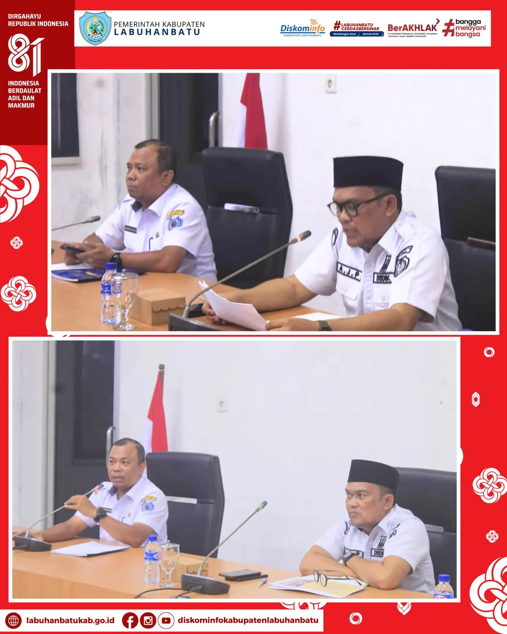 Sambut Tahap Penilaian Pelayanan Publik Oleh Ombudsman 2026. Plh Sekdakab Labuhanbatu Pimpin Rapat Internal..
