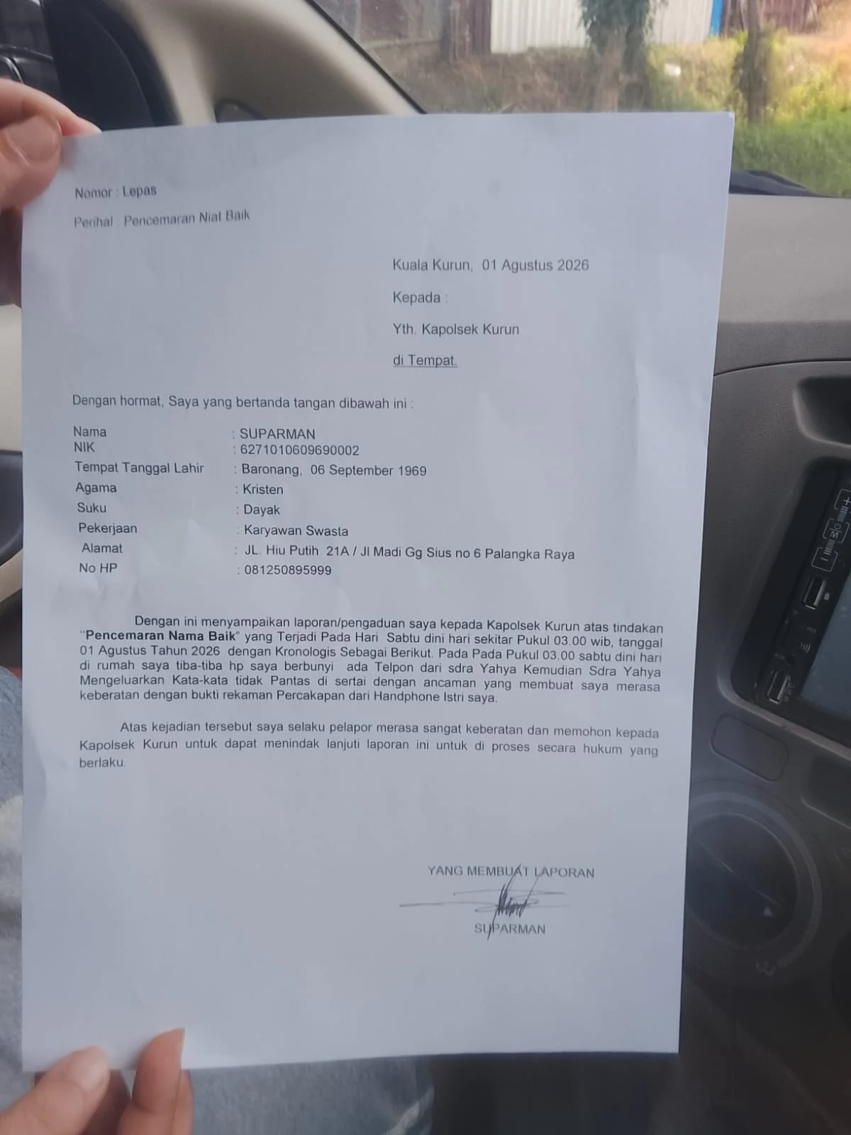 Usai Bongkar Dugaan Judi Dadu, Jurnalis Mengaku Diteror Lewat Telepon,
Lapor ke Polisi
