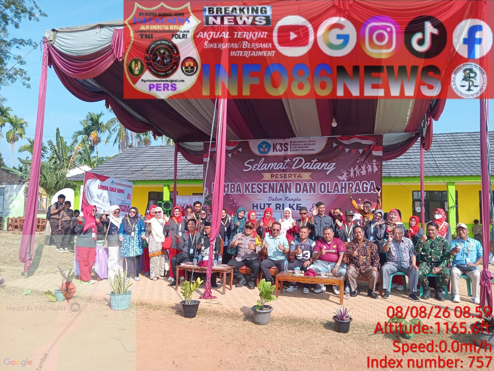 Meriahkan HUT RI ke-81, K3S Kecamatan Bukit Kemuning Gelar Lomba Kesenian, Olahraga, dan Bazar Kuliner di SDN 01 Tanjung Baru

