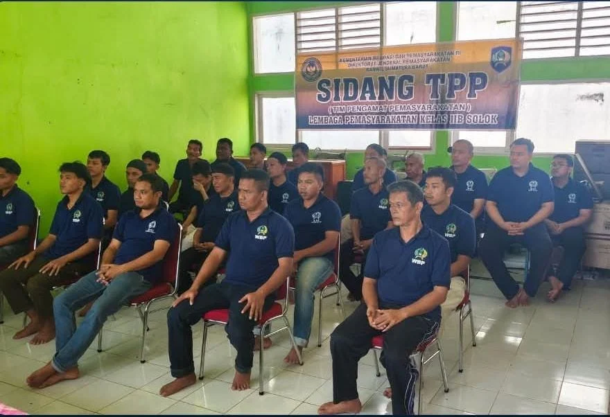Lapas Solok Gelar Sidang TPP, Pastikan Pembinaan Warga Binaan Berjalan Objektif dan Terarah