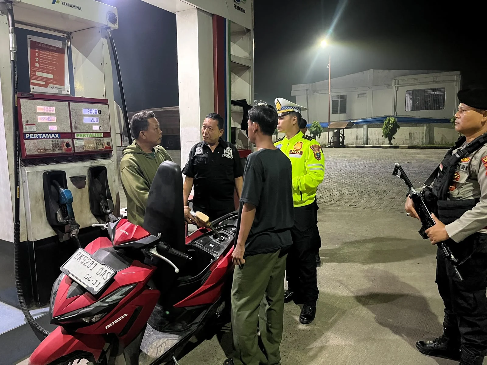 Polres Batu Bara Intensifkan Patroli Blue Light, Antisipasi Begal dan Kejahatan Jalanan