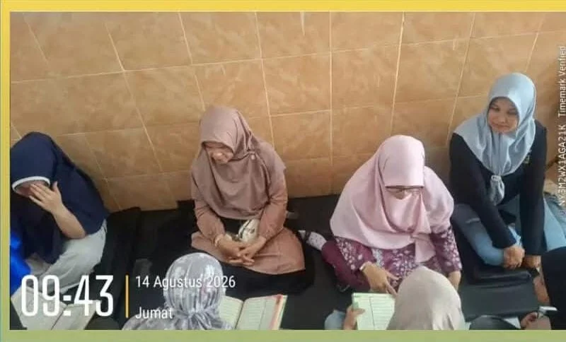 Sejukkan Hati di Blok Flamboyan, Warga Binaan Lapas Solok Ikuti Pembinaan Kerohanian