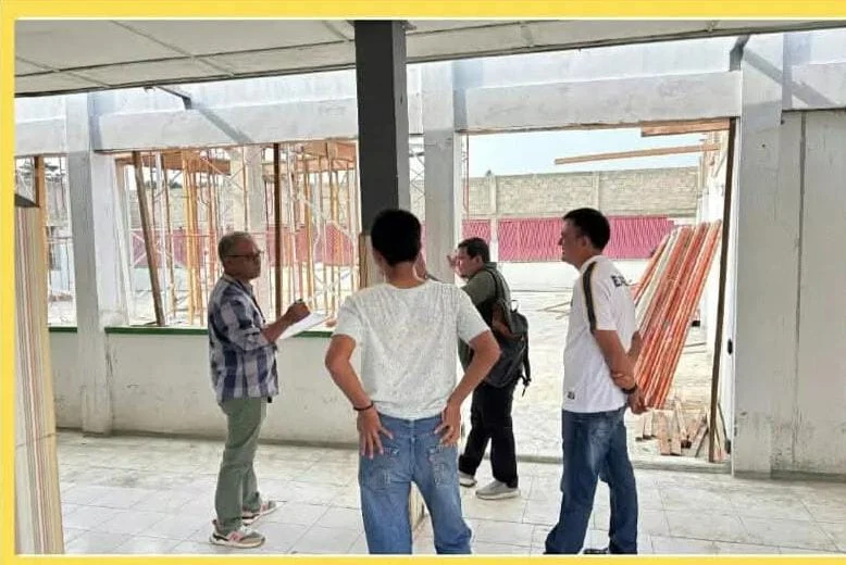 Dinas Pekerjaan Umum Kota Solok Tinjau Langsung Pengerjaan Masjid Al-Magfirah Lapas Solok
