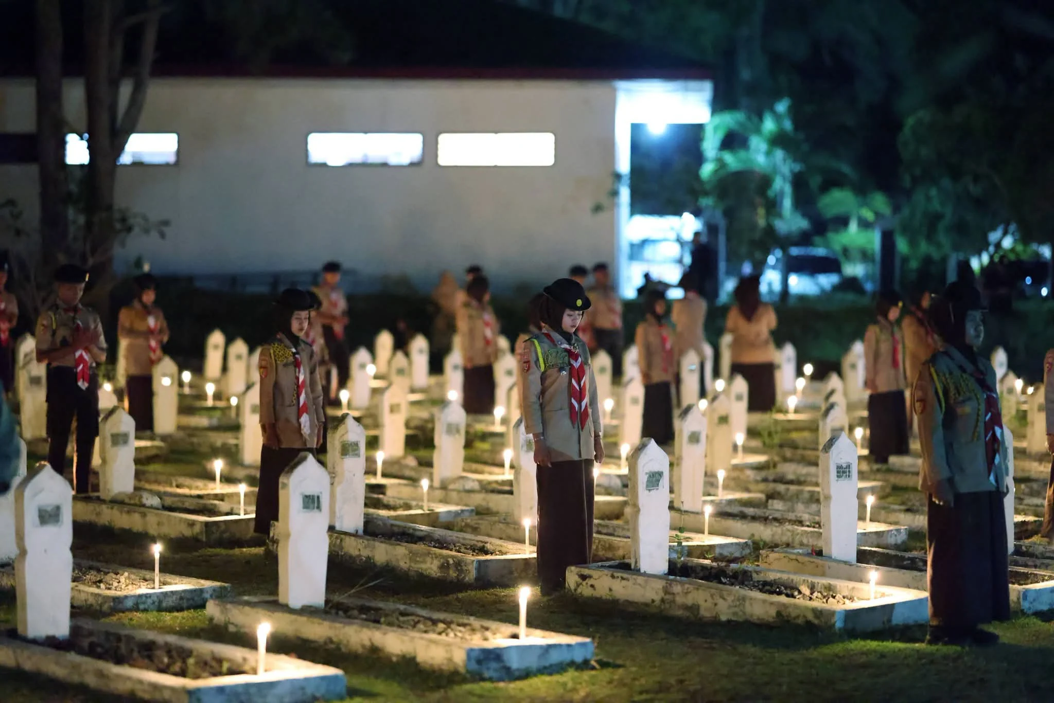 Wako-Wawako Solok Ikuti Apel Kehormatan dan Renungan Suci, Kenang Jasa Para Pahlawan