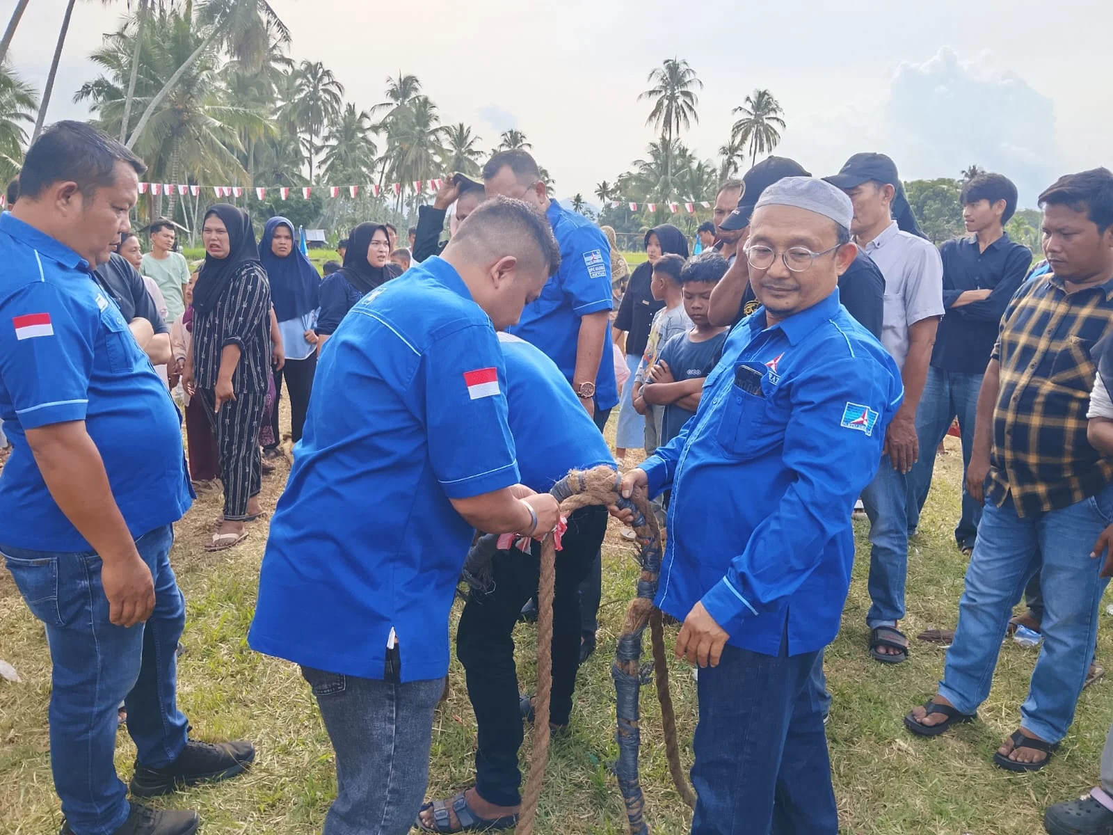 Demokrat Madina bersinergi dengan Masyarakat Dapil V: Semarakkan HUT RI ke-81 dan HUT Partai Demokrat ke-25 lewat Pesta Rakyat