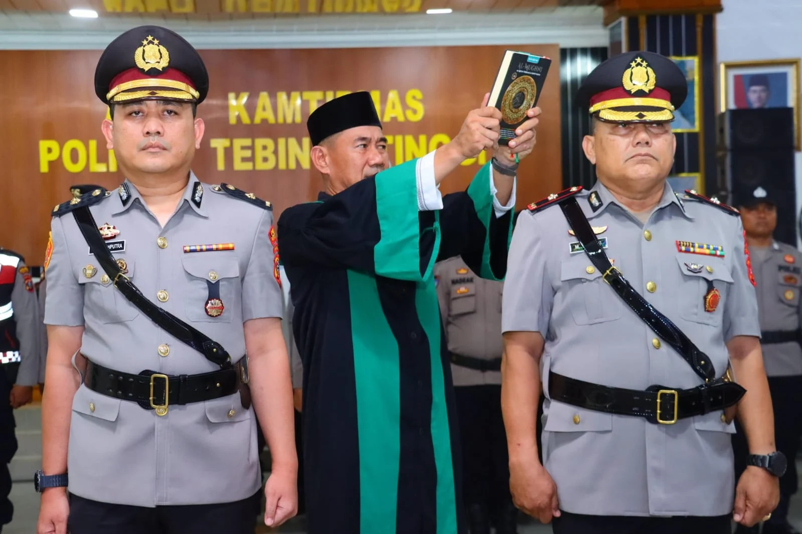 Kapolres Tebing Tinggi Pimpin Sertijab Wakapolres, Kompol M. Haris Sihite Resmi Bertugas