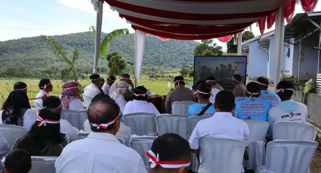 *Polri Dukung Swasembada Pangan, Polresta Deli Serdang turut laksanakan Penanaman Bawang Putih Serentak Di 17 Provinsi*