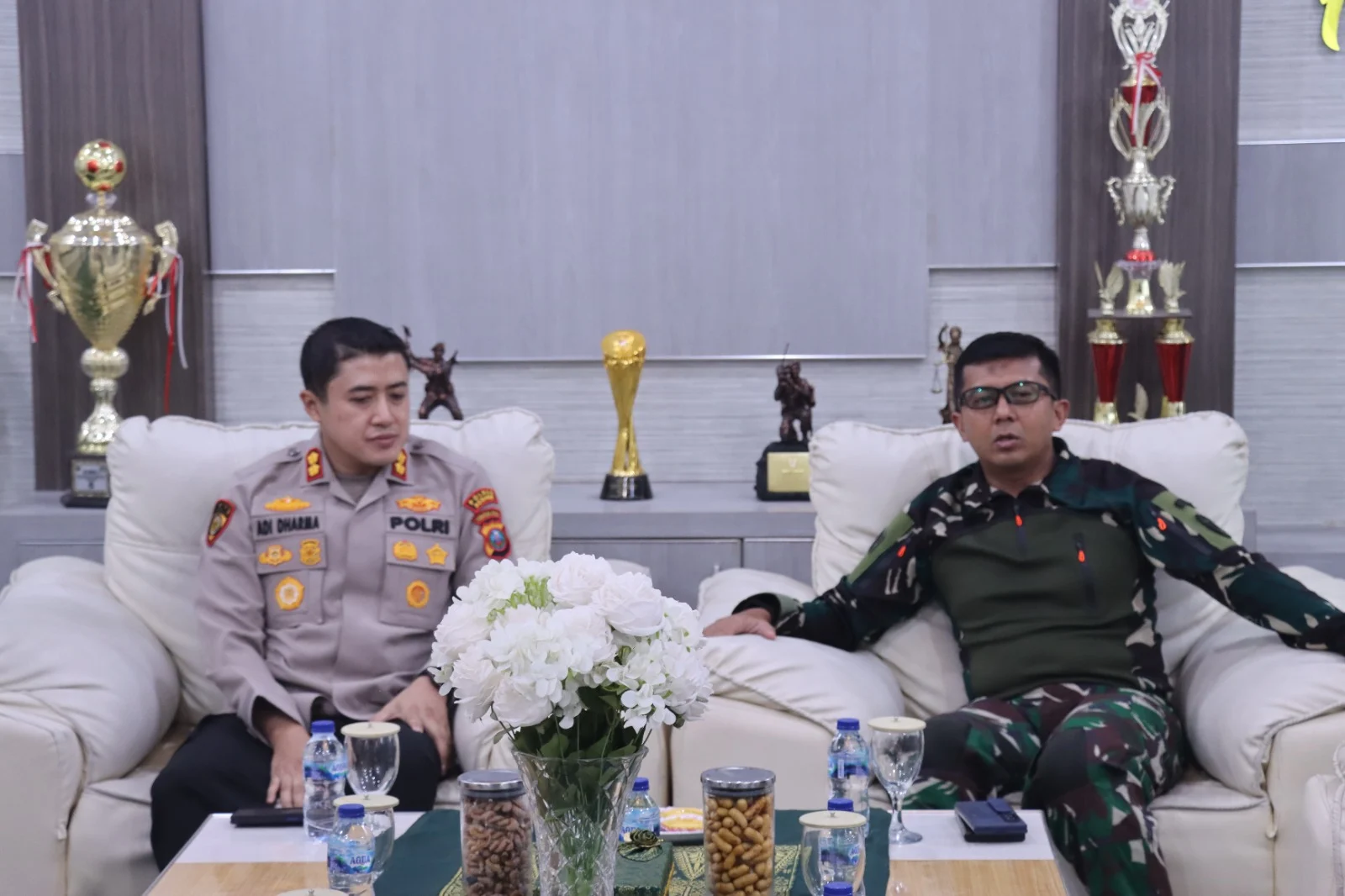 Kapolres Asahan Perkuat Sinergitas dengan Kodim 0208/AS Jelang Pilkades Serentak 2026
