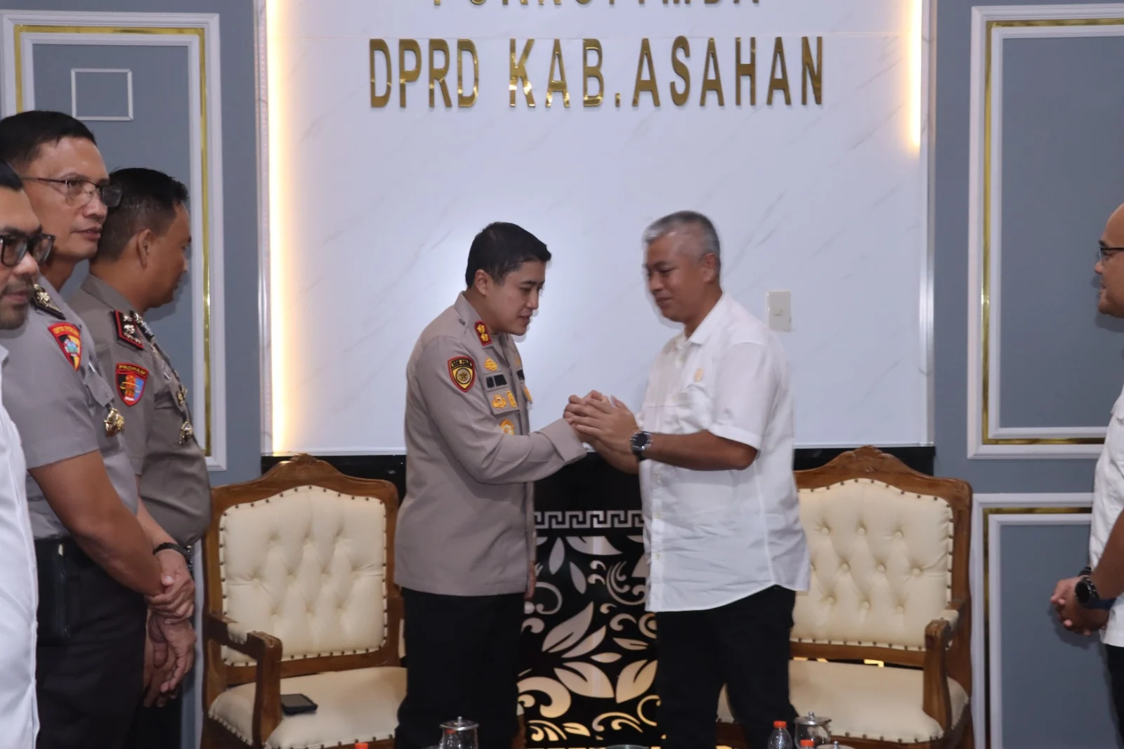 Kapolres Asahan Perkuat Sinergitas dengan DPRD Jelang Pelaksanaan Pilkades