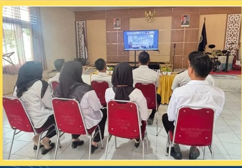 Dari Aula Lapas Solok, Ikuti Penandatanganan Kerja Sama dengan BLK se-Sumatera Barat