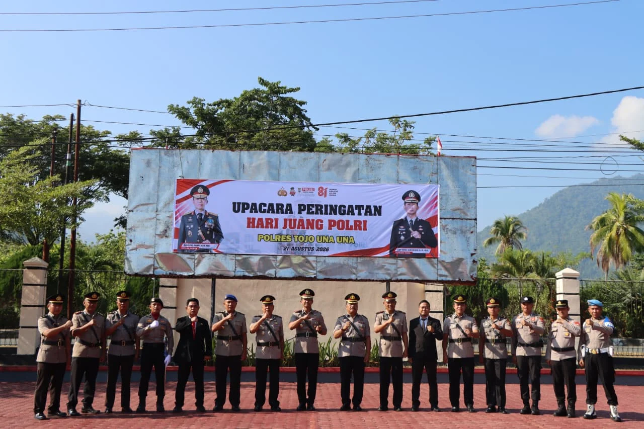 Wakapolres Tebing Tinggi Pimpin Upacara Peringatan Hari Juang Polri Tahun 2026