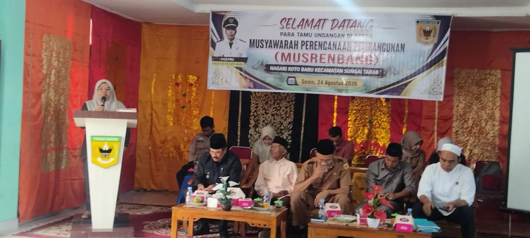 Musrenbang Nagari Koto Baru Bahas Prioritas Pembangunan dan RKP 2027