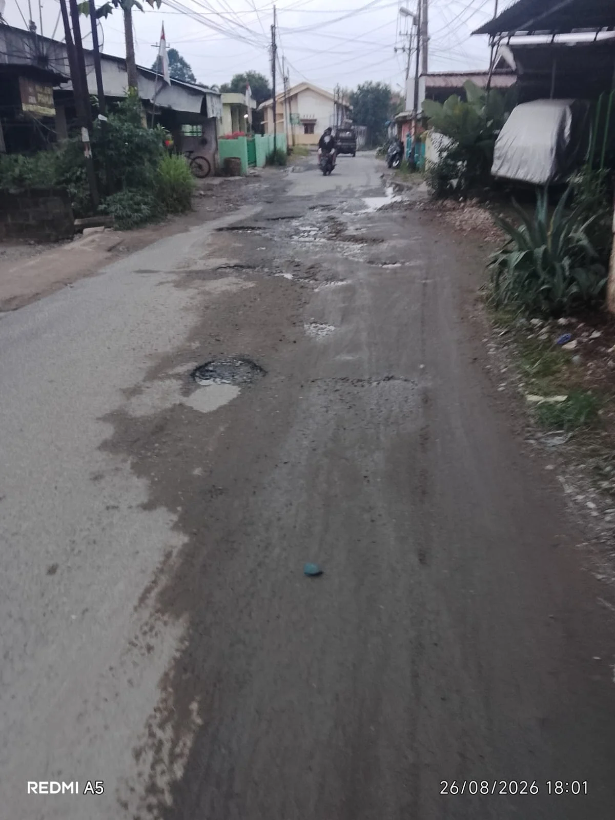 Kadis PUPR Labuhanbatu Arogan Tidak Responsif Keluhan Warga Jalan Padang Matinggi Kubangan Kerbau.