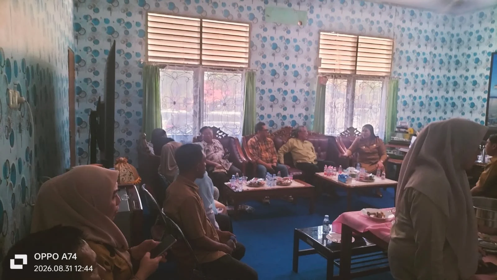 Bupati Donggala Vera Elena Laruni, SE, Bersama Forkopimda Hadiri Perpisahan, Pelepasan  Kadis Perhubungan  Donggala Yang Masuk Purna Di Ruang Kadis
