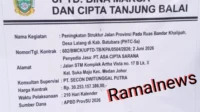 Proyek Jalan Rp30 Miliar di Medang Deras Retak Saat Dikerjakan, APD Tak Dipakai hingga Debu Dikeluhkan Warga: Prof Sutan Nasomal SH MH, Minta Pengawasan Diperketat