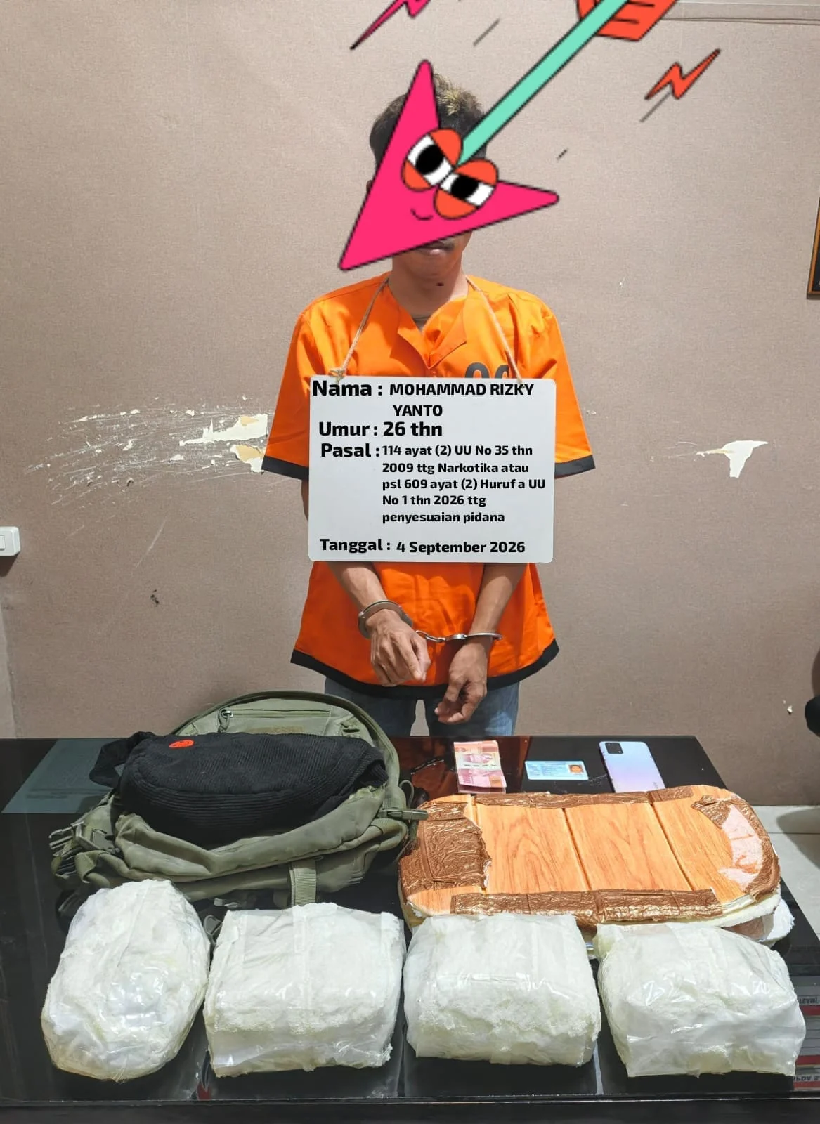 Bupati dr Hj Maya Hasmita Apresiasi Sinergitas Kodim 0209/LB Dan Polres Labuhanbatu  Ungkap Kasus Narkotika Di Labuhanbatu.
