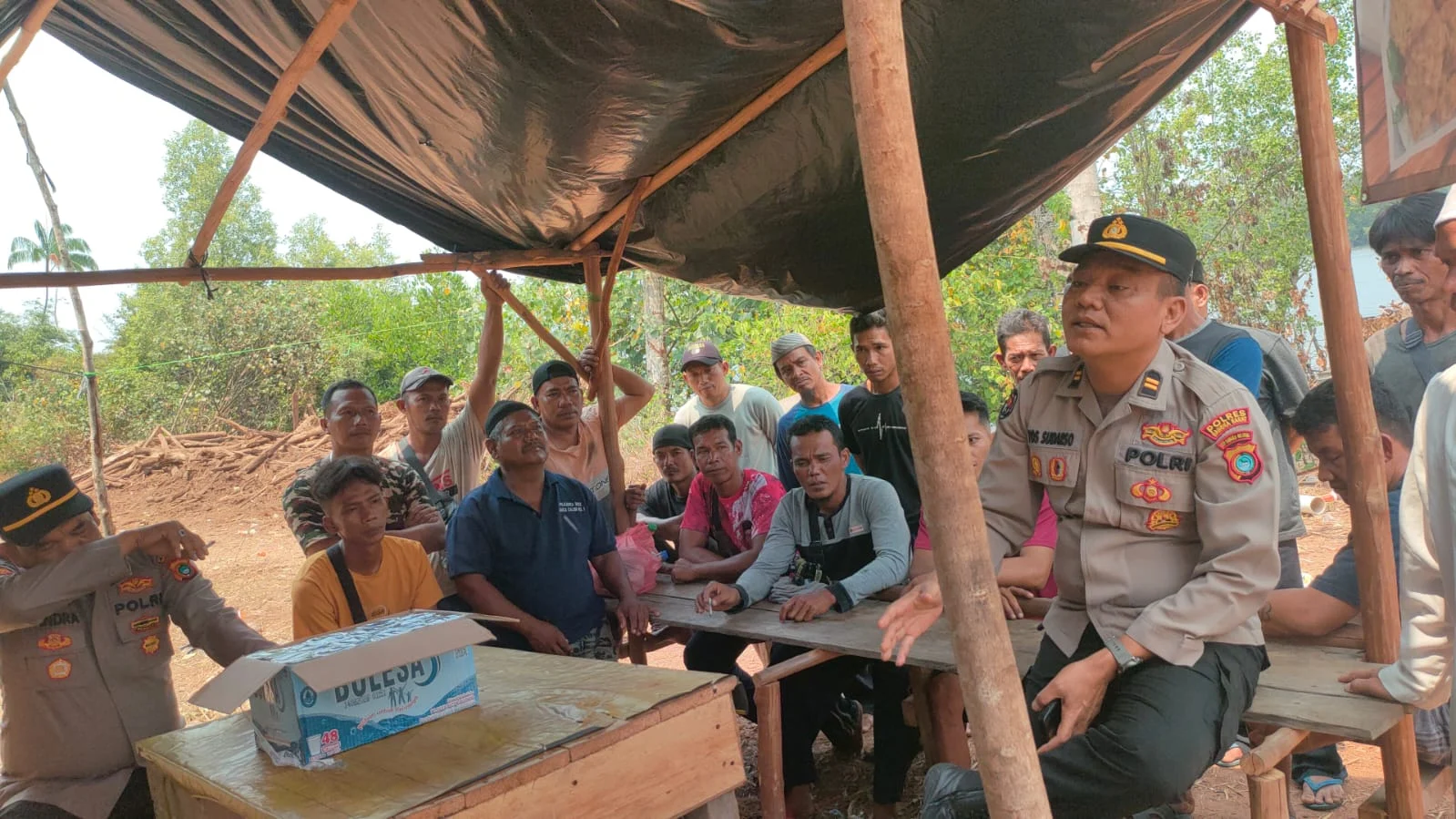 Polres Bangka Barat Minta Penambang PIP di DAS Kampak Setop Aktivitas