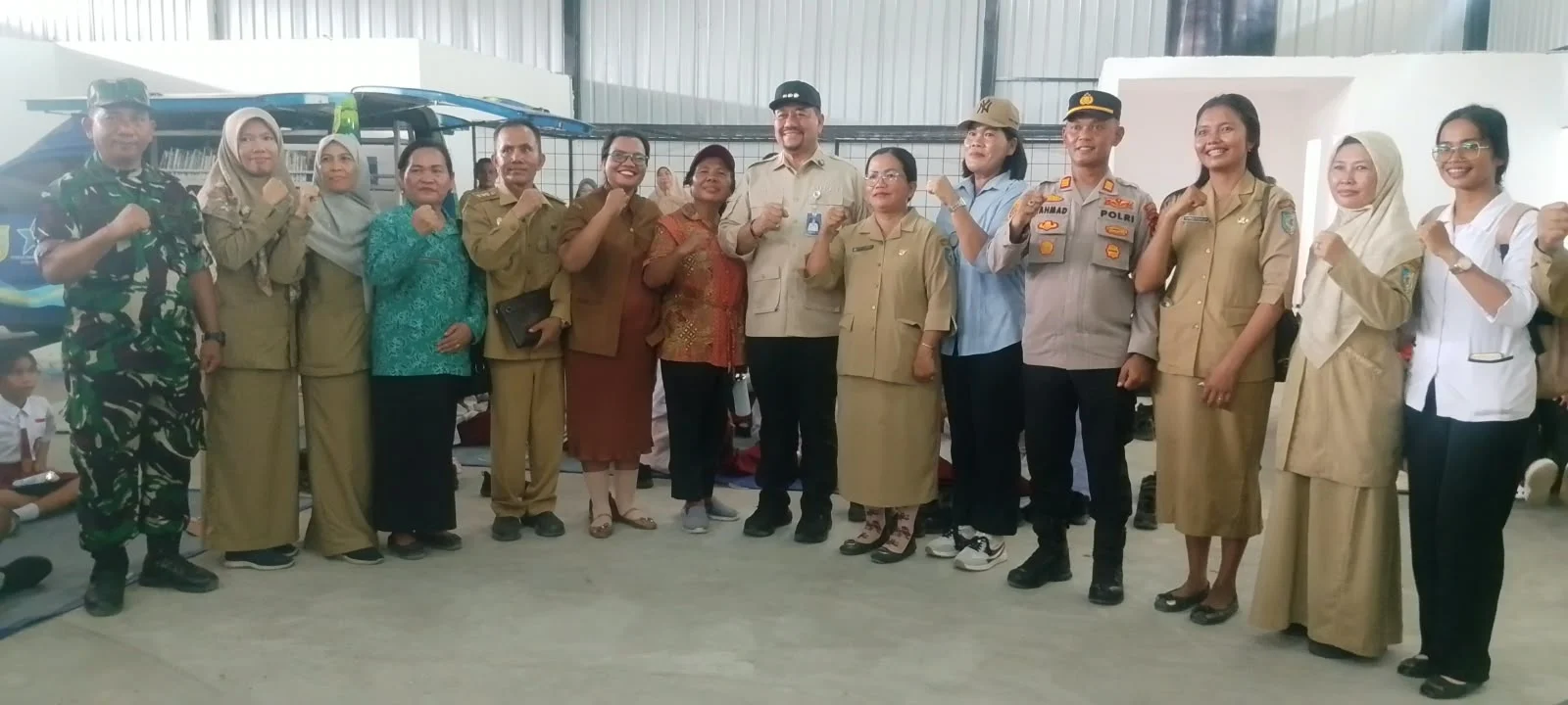 Polsek Air Putih Hadiri Kegiatan Bupati Sinergi Masyarakat di Desa Simodong