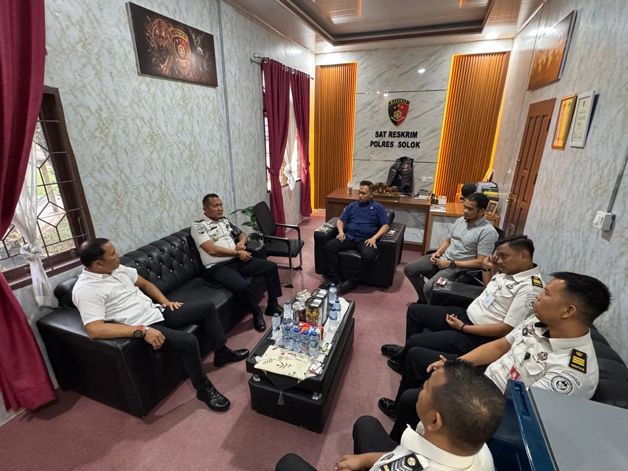 Perkuat Sinergitas dan Keamanan, Lapas Solok Sambangi Polres Arosuka