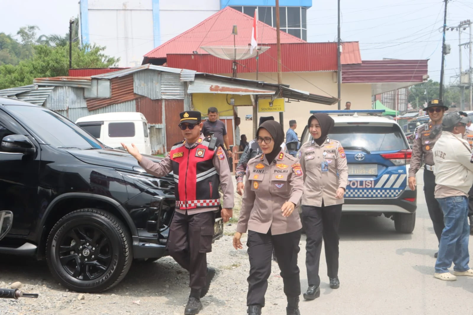 Kapolres Solok Patroli Langsung Pastikan Keamanan Pemilihan Wali Nagari di Alahan Panjang