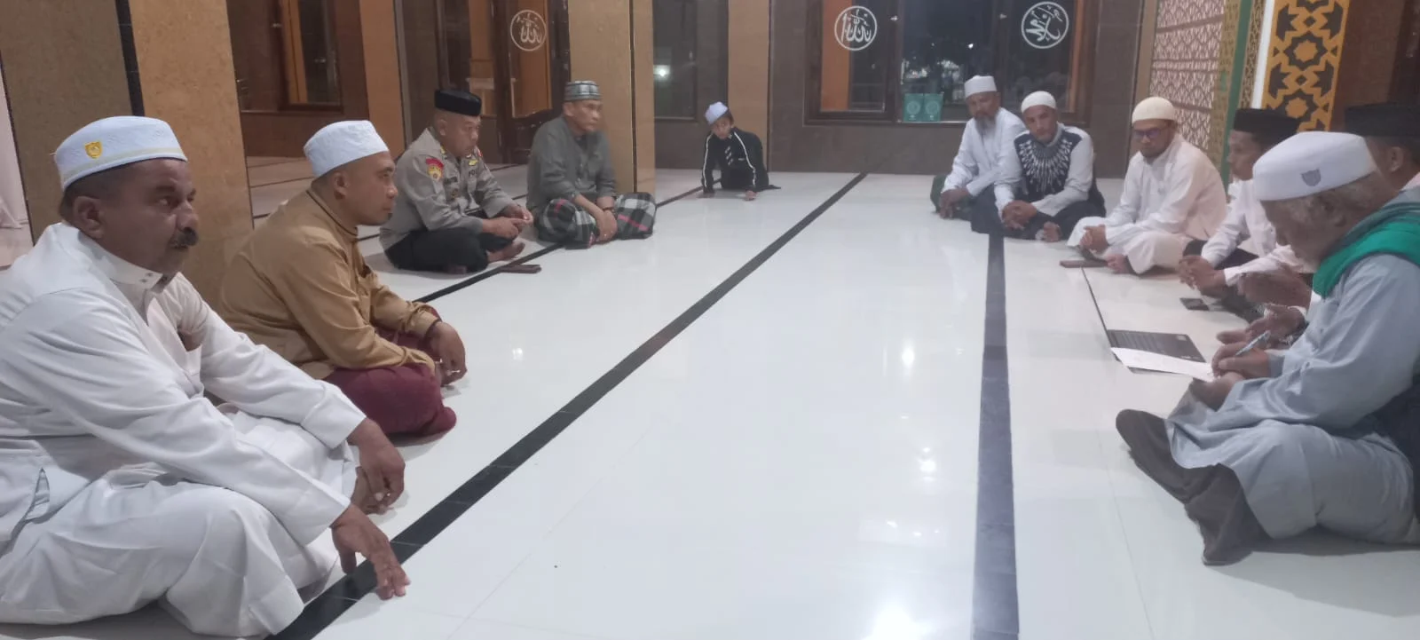*Kabag SDM Polres Touna Dukung Shalat Istisqa, Siapkan Pengamanan Jamaah*