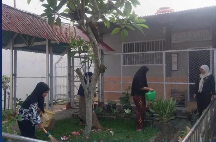 Blok Flamboyan Terus Berbenah, Kebersihan Jadi Bagian dari Budaya Keamanan Lapas Solok