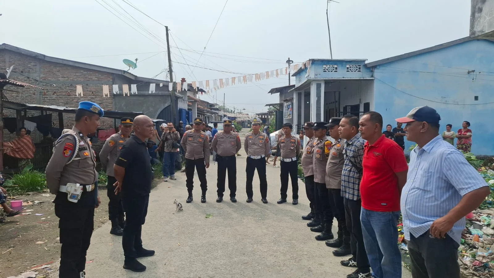 Polres Batu Bara Amankan Pelaksanaan Eksekusi Pengosongan di Tanjung Tiram
