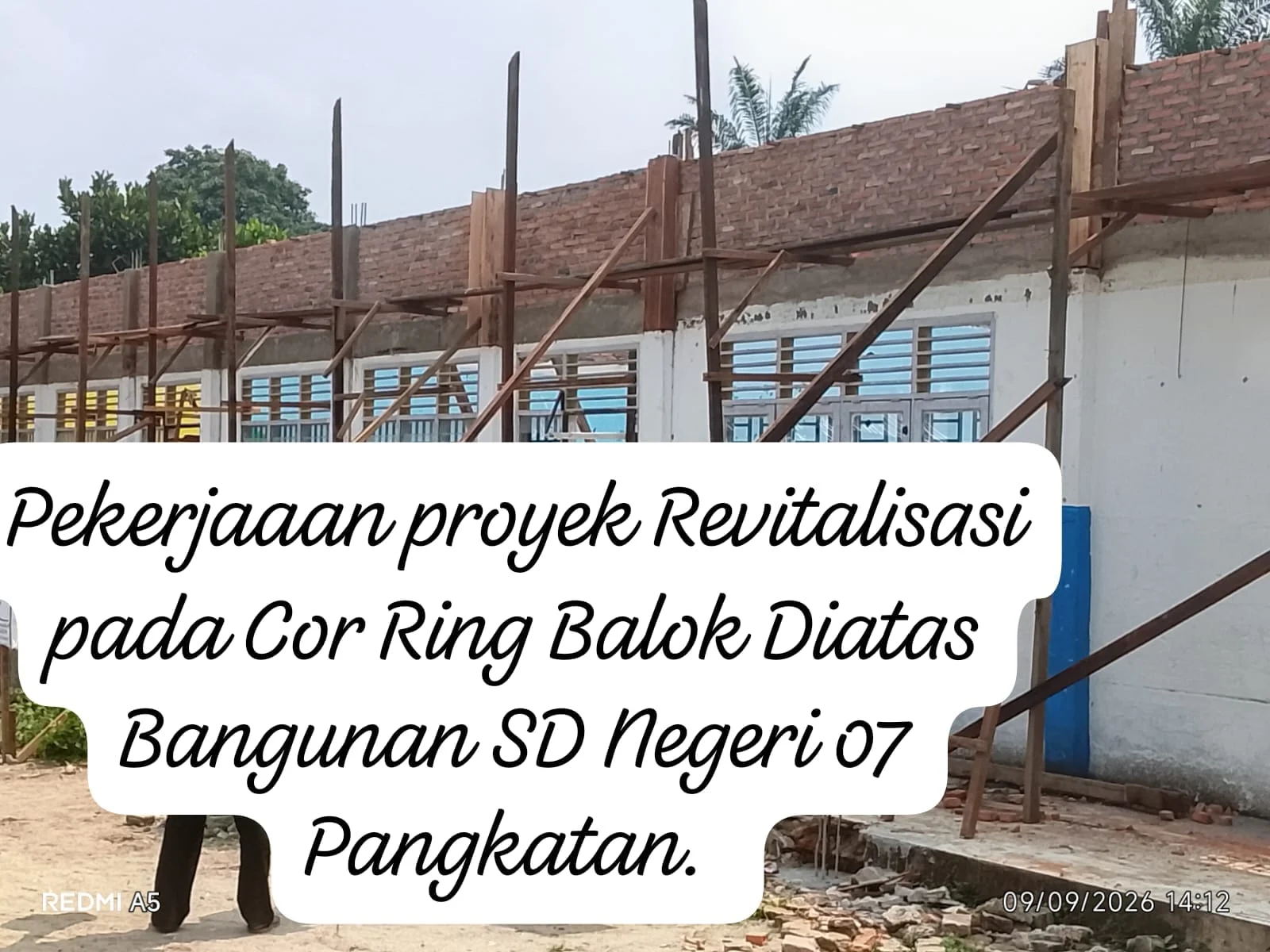 Miris , Perbedaan Rehab Gedung SD N 15  Pangkatan Dengan Rehab Gedung SD N 07 Pangkatan Labuhanbatu. Sumber Revitalisasi 2026.