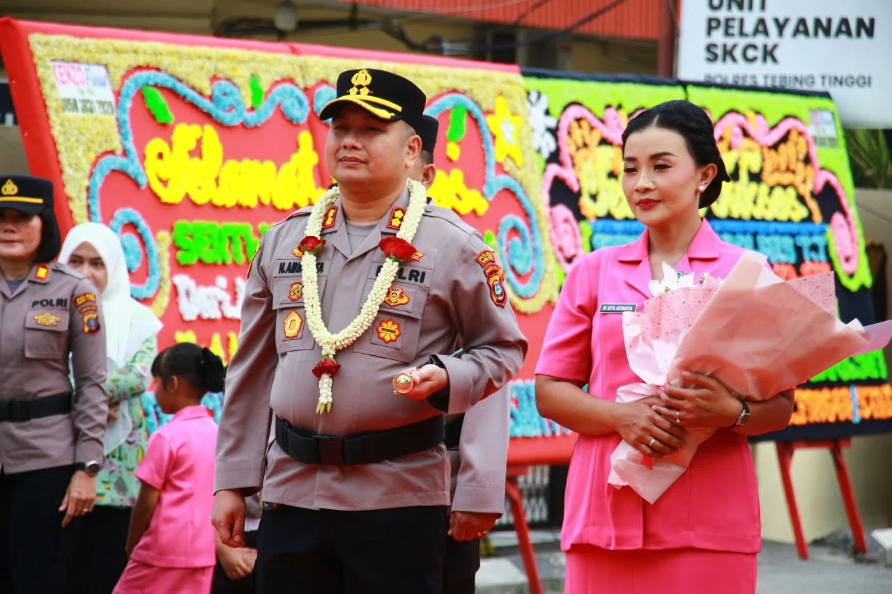 Pisah Sambut Kapolres Tebing Tinggi, AKBP Hotmartua Ambarita, S.H., S.I.K., M.H. Resmi Bertugas