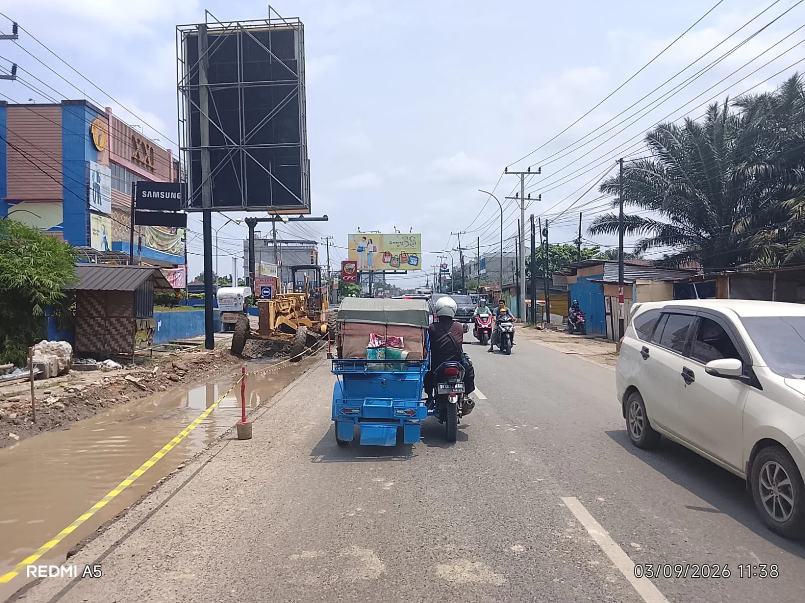 Mantap, Pelebaran Jalan Besar SM Raja Wilayah Kota Rantauprapat Sesuai Tehnik Dan Bestek Labuhanbatu Cerdas Bersinar.