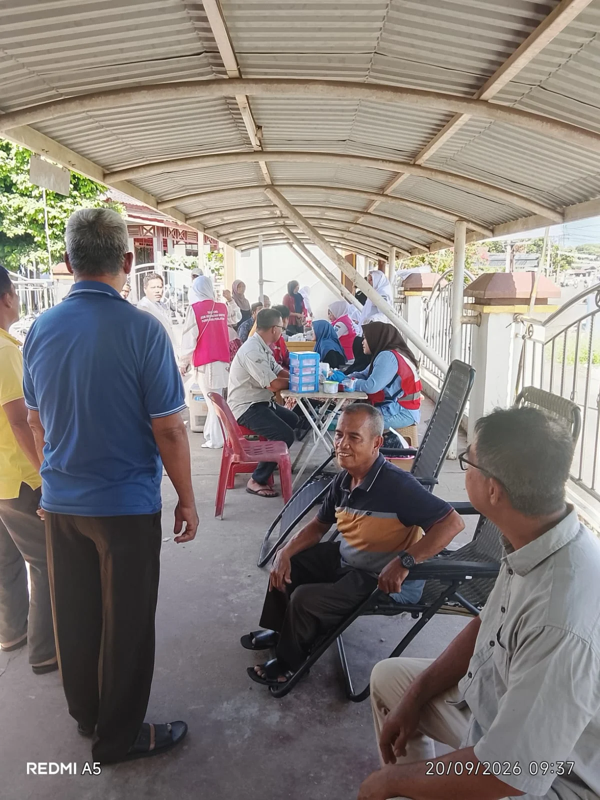 BKM-HPK-STM Uswatun Hasanah Kelurahan Padang Matinggi Laksanakan Donor Darah Dan Berobat Gratis Bagi Warga.