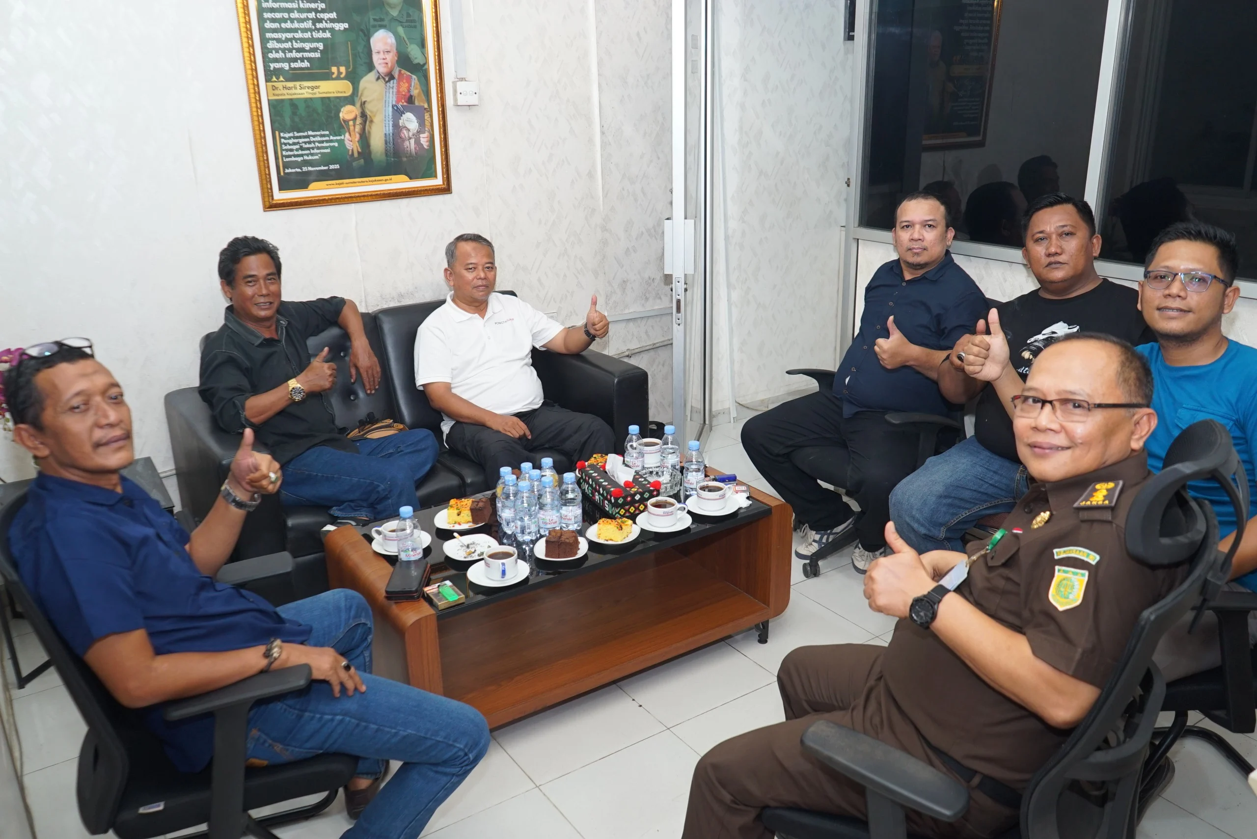 Kejati Sumut Sambut Hangat Silaturahmi Forwaka Sumut, Perkuat Sinergitas Pers Dengan Insan Adhyaksa
