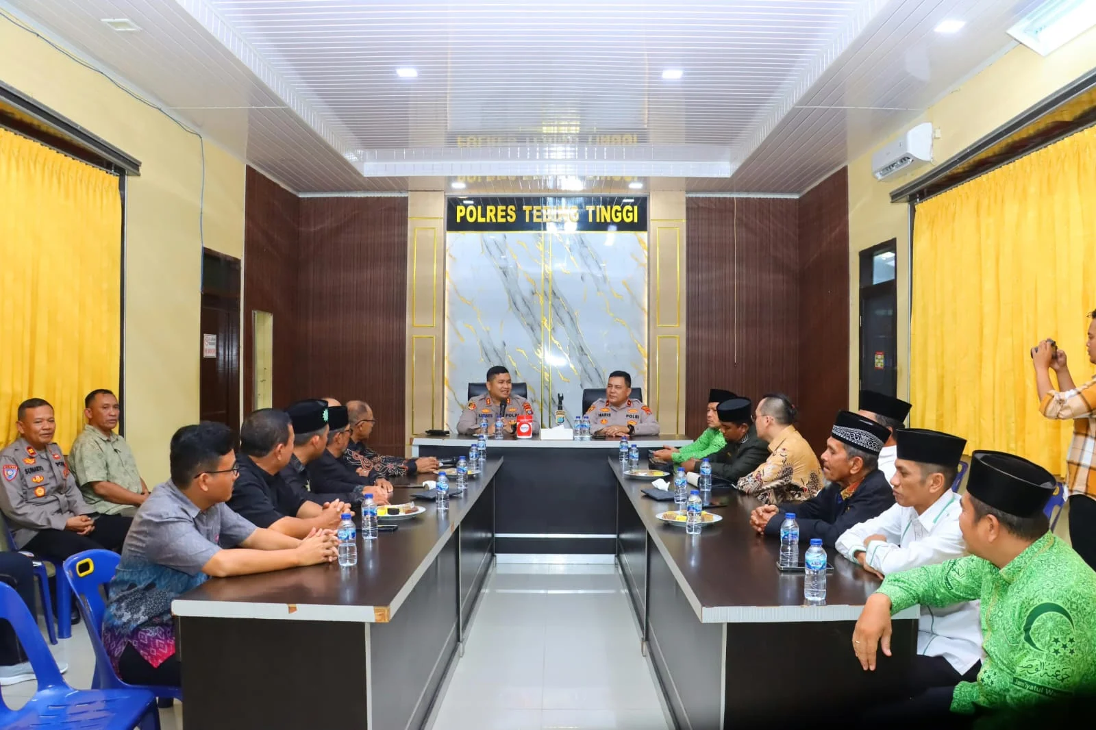 Kapolres Tebing Tinggi Silaturahmi dengan Tokoh Agama dan Pimpinan Organisasi Keagamaan