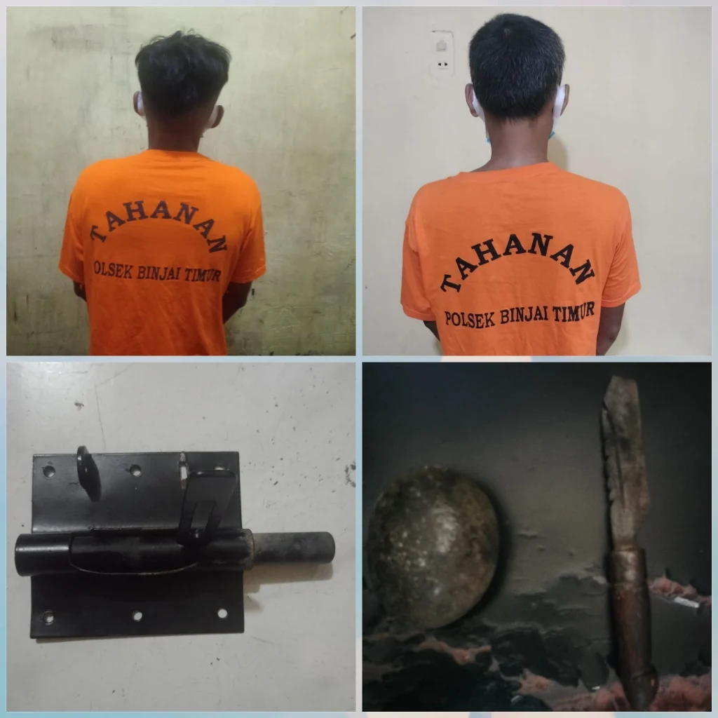 Kapolres Binjai Tegaskan Komitmen Berantas Curat, Dua Terduga Pelaku Diciduk Polsek Binjai Timur*