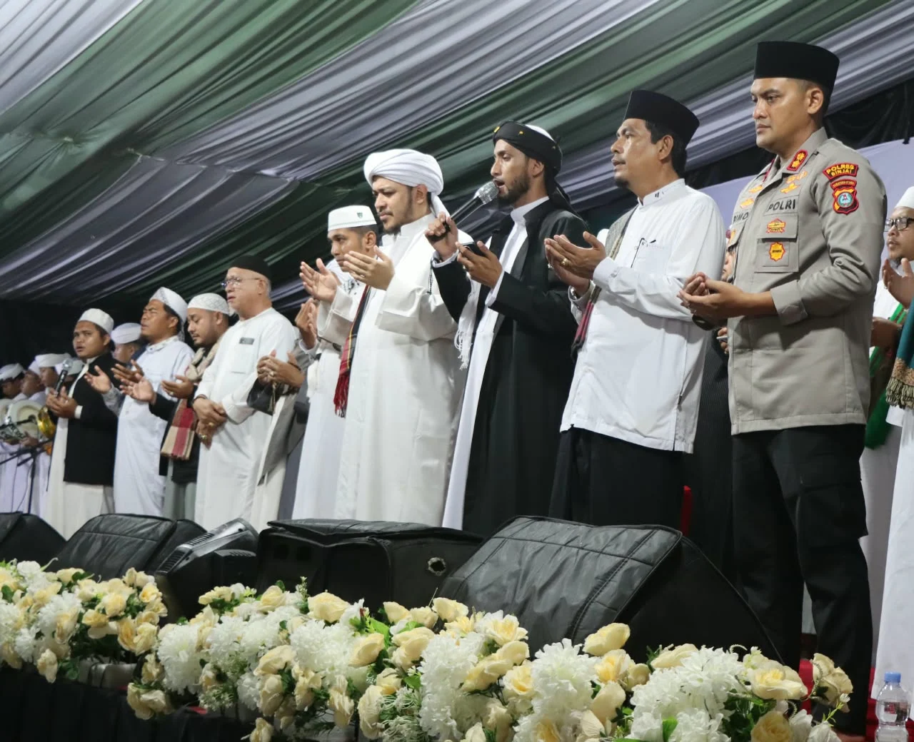 Ikhtitam Maulid Arba'in di Masjid Al-Fatih Binjai Berlangsung Aman dan Lancar