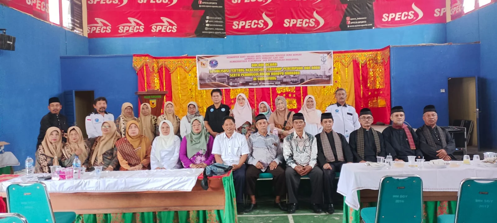 Dalam Gelar Anti Narkoba (LAN) Bersosialisasi Dalam Memperkuat perlindungan Hukum perlindungan perempuan dan Anak.
