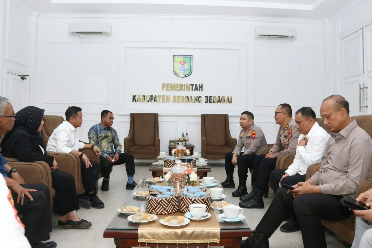 Kapolres Tebing Tinggi Audiensi dengan Bupati dan Wakil Bupati Serdang Bedagai

