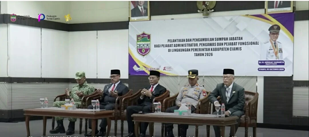 Ucapan Selamat Media Info86news.com Atas Pelantikan Dan Sumpah Jabatan Bagi 113 Pejabat Di Lingkungan Pemerintahan Kabupaten Ciamis