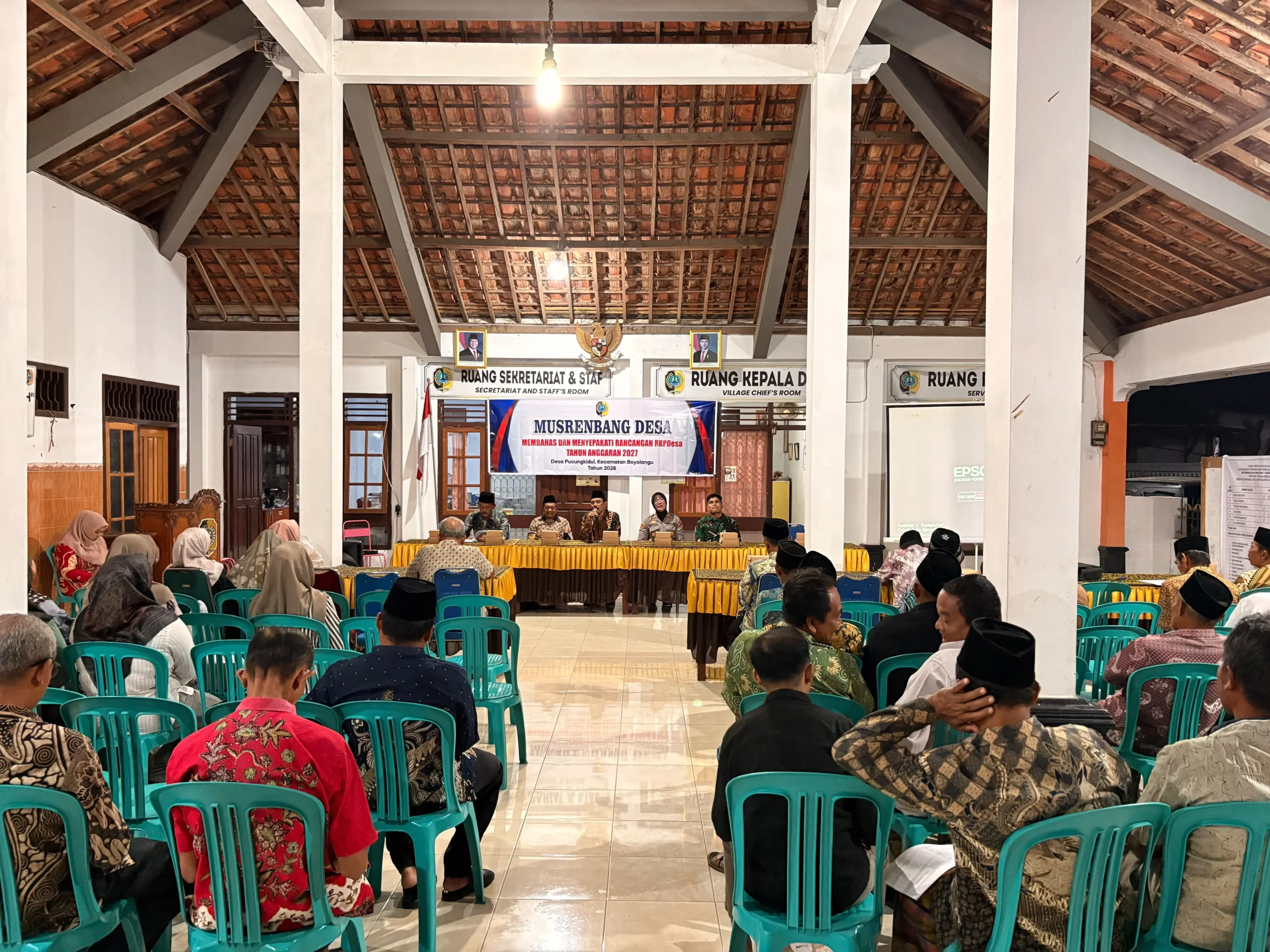 Pemdes Pucungkidul Gelar MUSRENBANG DESA MEMBAHAS DAN MENYEPAKATI RANCANGAN BKP Desa TAHUN ANGGARAN 2027 