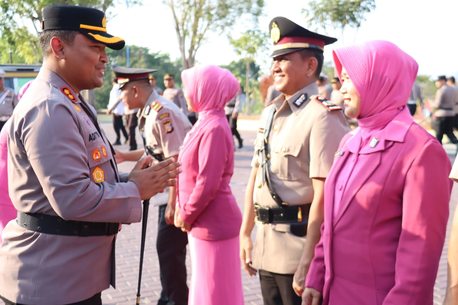 Mapolres  Donggala, Mengadakan Upacara Serah Terima Jabatan Di Lingkungan Polres Donggala, Polda Sulteng Berjalan Aman Dan  Lancar
