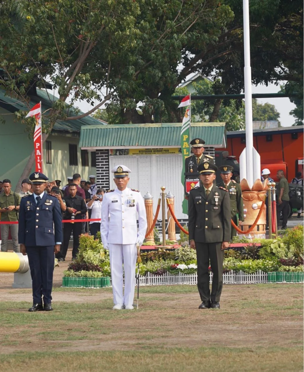 Upacara HUT ke-81 TNI di Palu, Kodam XXIII/PW perkuat Sinergi dengan pemerintah dan Masyarakat