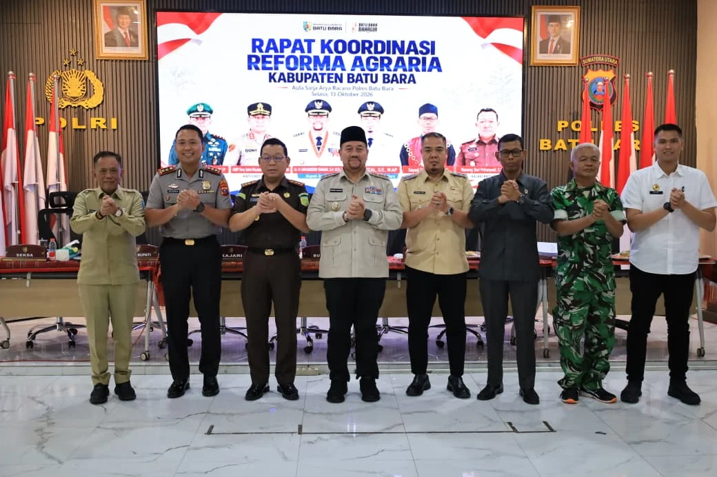 Polres Batu Bara Fasilitasi Rakor Reforma Agraria, Dorong Penyelesaian Konflik Pertanahan secara Terkoordinasi