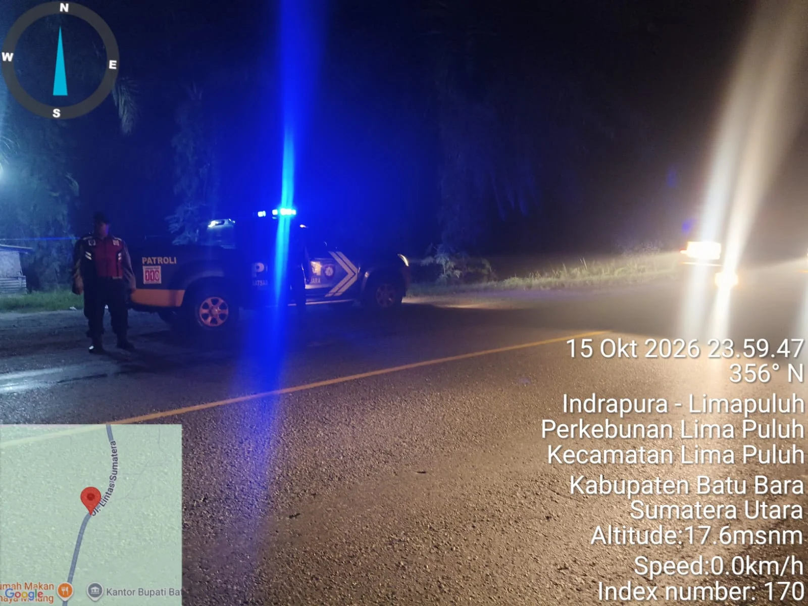 Polres Batu Bara Intensifkan Patroli Malam, Antisipasi Begal, Balap Liar dan Gangguan Kamtibmas