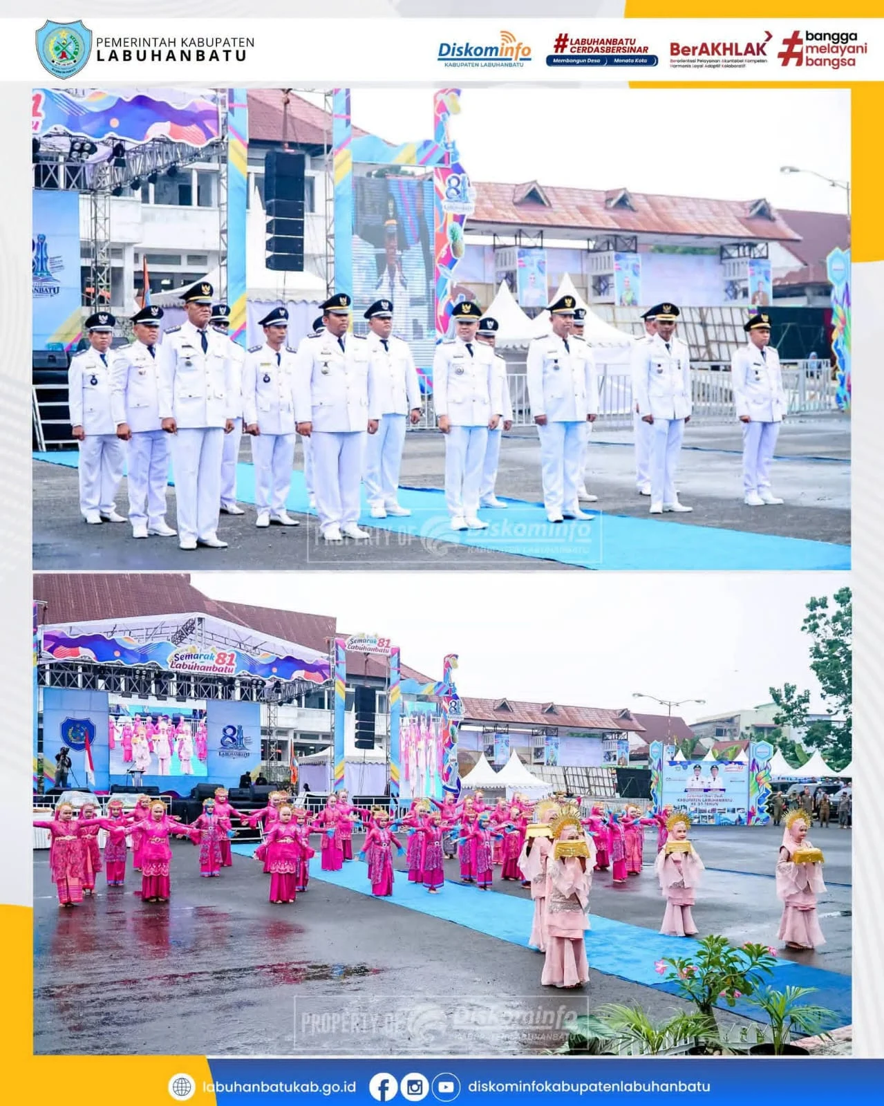 Hari Jadi Ke 81 Pemkab Labuhanbatu, Bupati Tekankan Pembangunan Harus Kerjasama Seluruh Forkopimda , OPD Dan Masyakarat Tidak Bisa Pemerintah Saja.