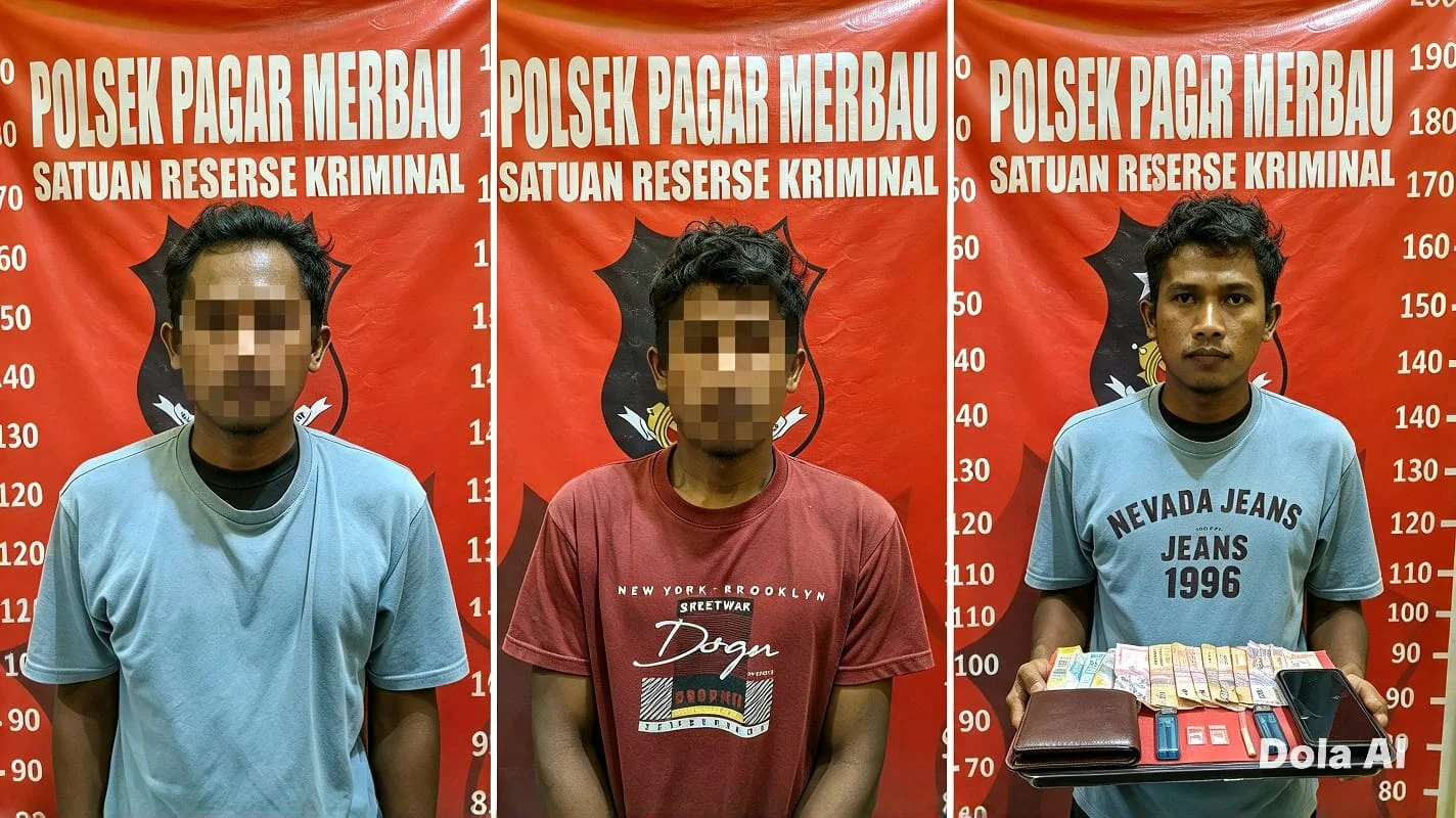 IPTU Chalid Sitorus, S.H., M.H., Kapolsek Pagar Merbau dan Jajarannya Tidak Ada Ampun Amankan Tiga Orang Dugaan Penyalahgunaan Narkotika
